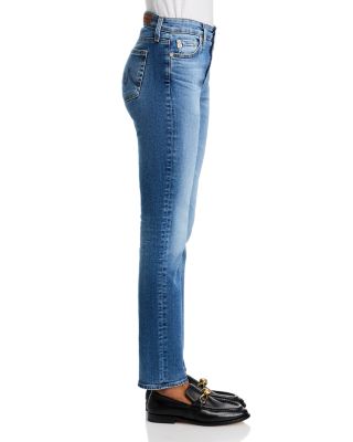 Mari Mid Rise Slim Straight Jeans in 15 Years Shoreline