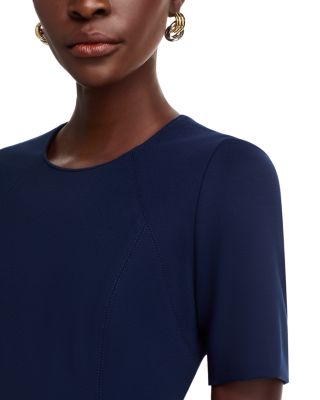 Judianne Short Sleeve Fitted Sheath Dress - Exclusive