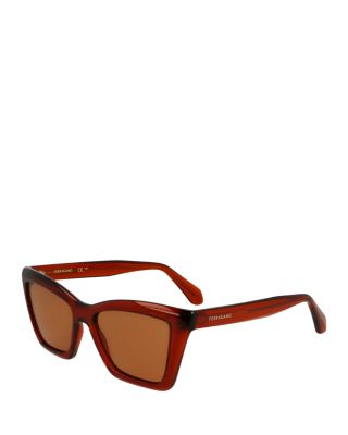 Ferragamo - Classic Logo Rectangular Sunglasses, 53mm