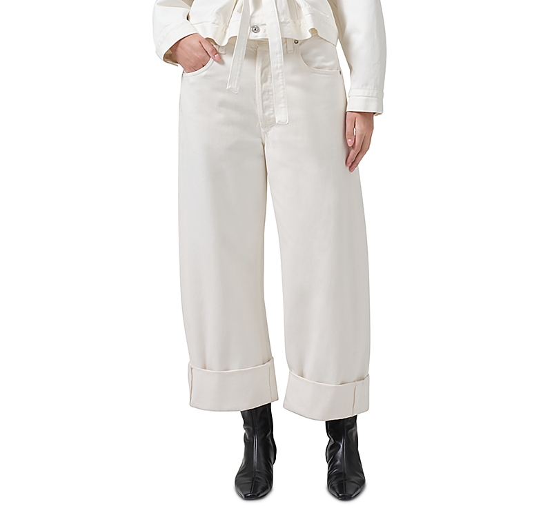 Citizens Of Humanity Ayla Baggy Cuffed Crop Jeans In Pashmina In Pashmina