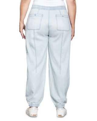 Plus Size Low Slung Pull On Pants
