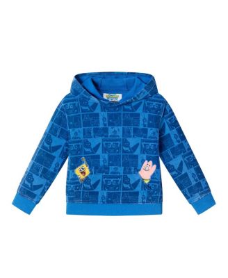 Boys' SpongeBob SquarePants x Stone- Washed Character Collage Sweatshirt Set - Little Kid, Big Kid