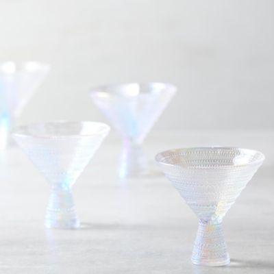 Fortessa Jupiter Iridescent Martini Glass, Set of 4
