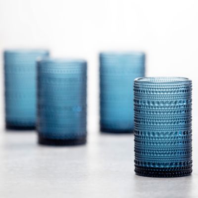 Fortessa Jupiter Cornflower Ice Beverage Glass, Set of 6