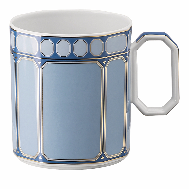 Rosenthal Swarovski X Signum Mug In Blue