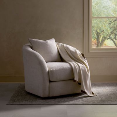 Dolomiti Cashmere & Leather Throw Blanket, 55" x 71"