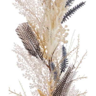 Fall Fields Bouquet with Feathers and Pampas 6' Garland