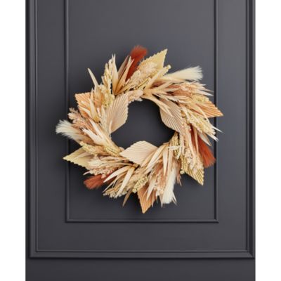 Pampas and Palm 24" Wreath
