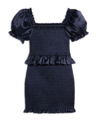 Girls' Rayne Puff Sleeve Smocked Dress - Big Kid