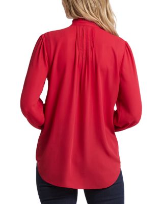 Printed Pleated Shirt