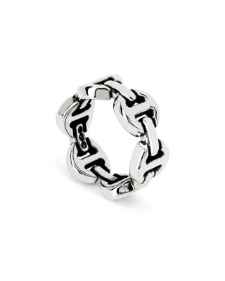 Men&#39;s Sterling Silver Brute Classic Tri Link Ring