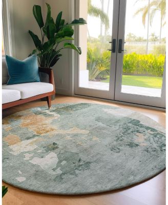 Dalyn Luxury Washable Bresca BC1 Round Area Rug, 8' x 8'