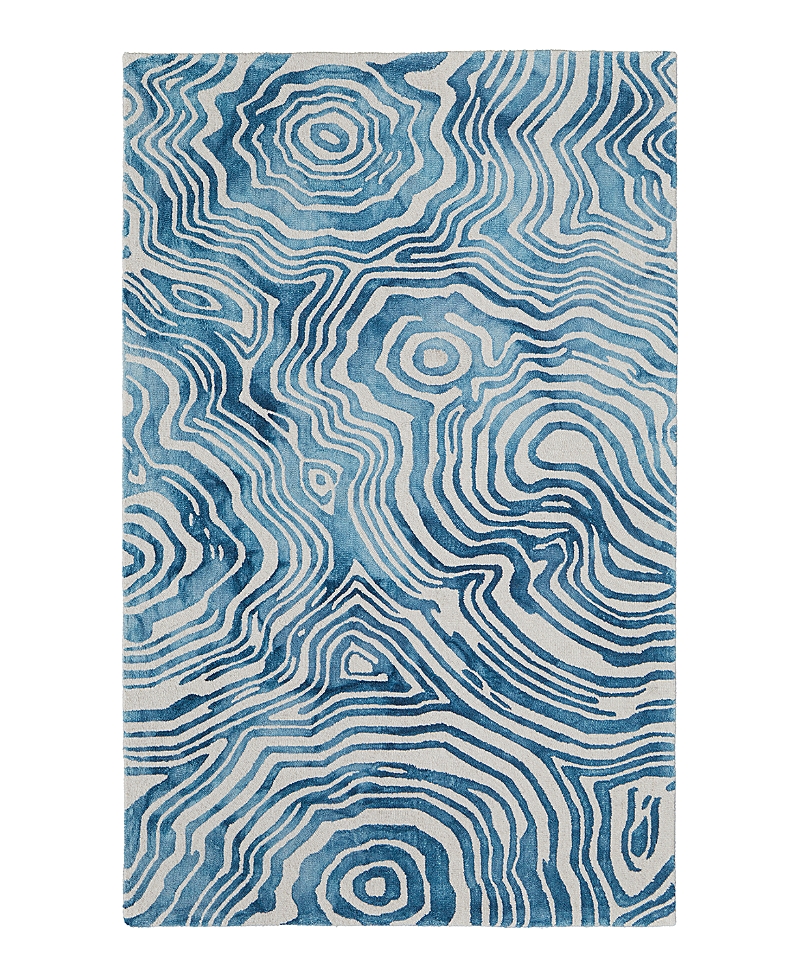 Feizy Lorrain 8920f Area Rug, 3'6 X 5'6 In Blue/ivory