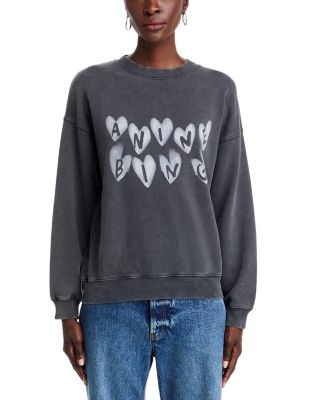 アニービン SPENCER SWEATSHIRT SPOTTED スウェット Anine Bing Women's Spencer Spotted Leopard Sweatshirt in