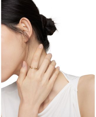 Renaissance Ring in 18K Yellow Gold with Diamonds