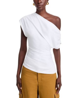 Alice Asymmetric Draped Tee