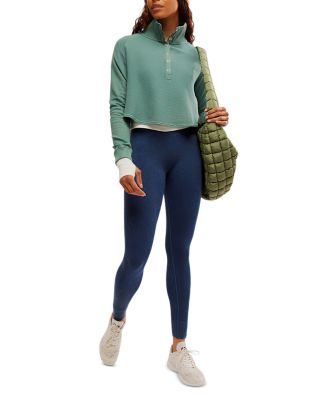 Henley Style Oversized Long Sleeve Tee