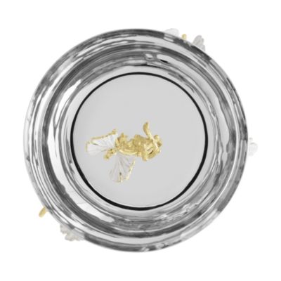 Butterfly Ginkgo Gold Two Tier Etagere