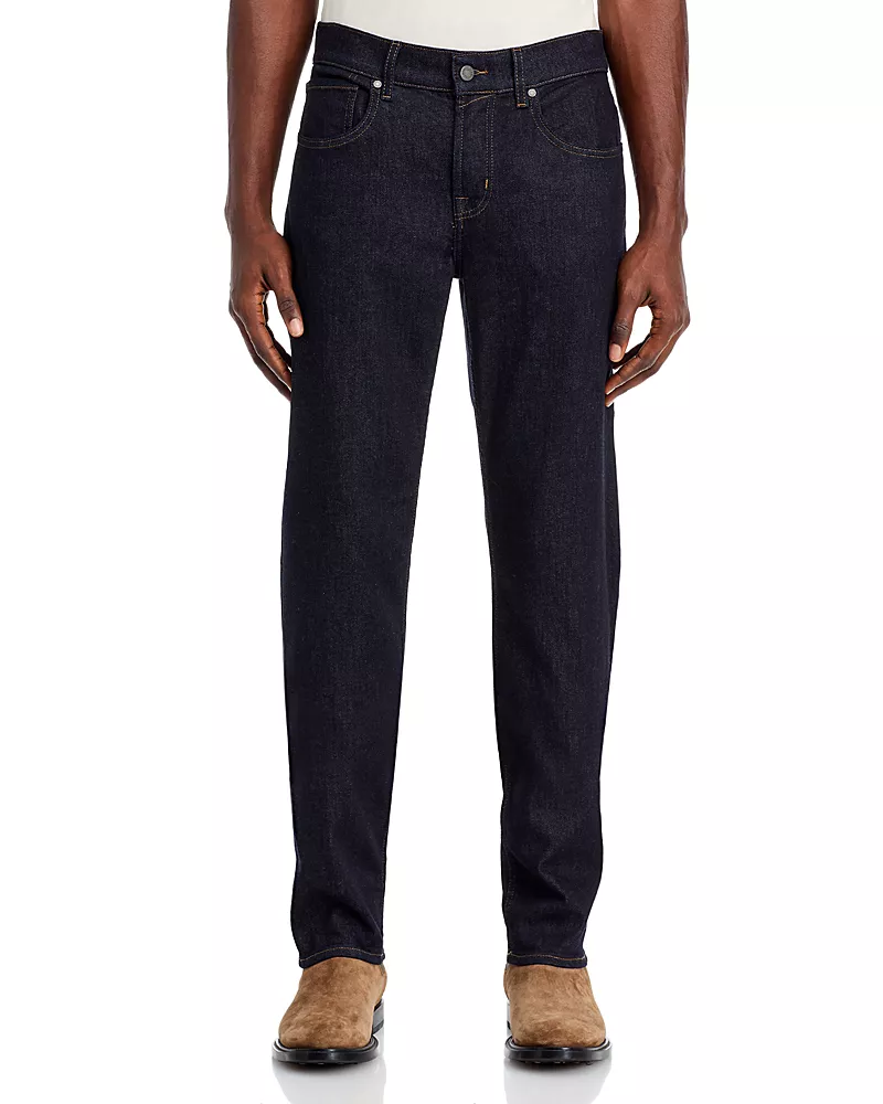 7 For All Mankind The Straight Fit Jeans in Rinse Blue