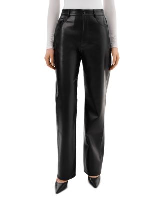 Lamarque Straight Leg Pants In Black