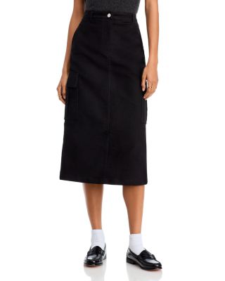 Theory - Relaxed Midi Cargo Skirt