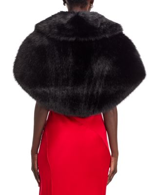 The Adrienne Faux Fur Capelet