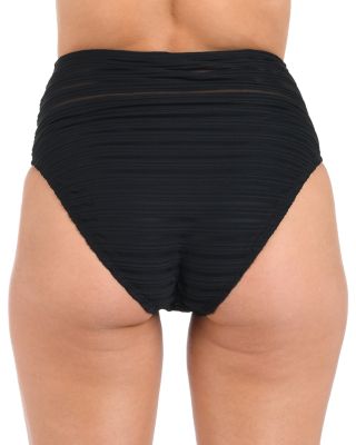 High Neck Midline Bikini Top & High Waisted Bikini Bottom