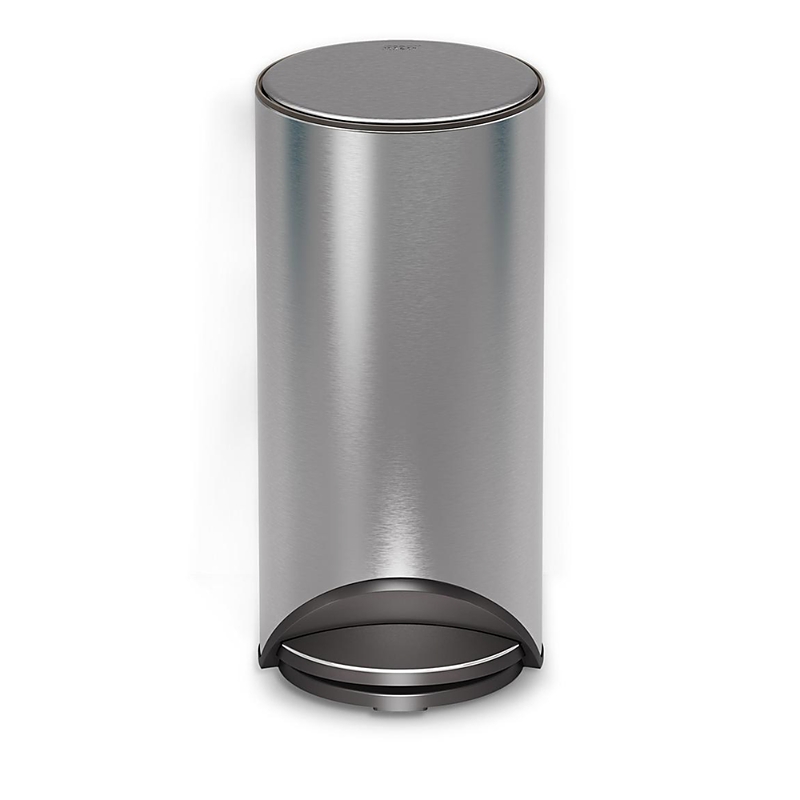 Joseph Joseph Arc 30 Liter Slimline Pedal Trash Can With Liner Pocket In Stainless Steel
