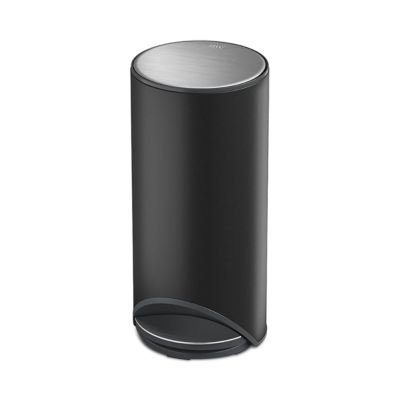 Arc 30 Liter Slimline Pedal Trash Can With Liner Pocket