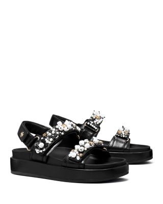 Tory Burch - Women's Kira Embellished Platform Sandals