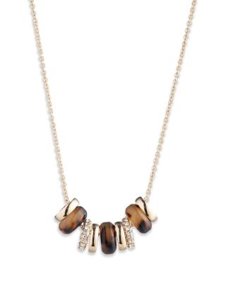 Ralph Lauren - Tortoise Circle Drop Earrings in Gold Tone