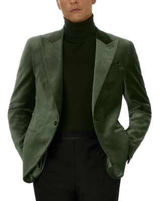 REISS - Aspara Peak Velvet Blazer