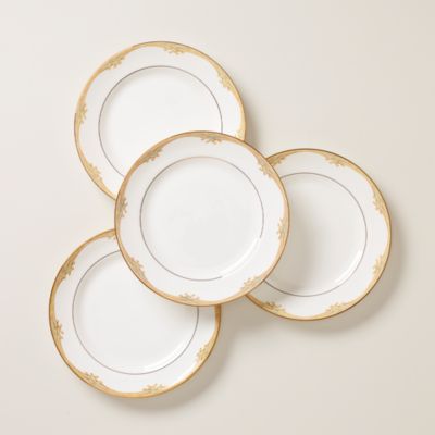 Colonial Bamboo Dinner Plates, Set of 4