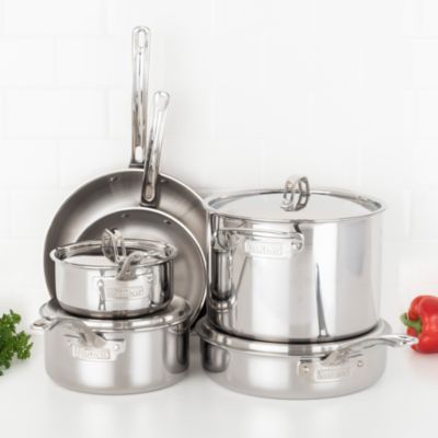 3 Ply Stainless Steel 10 Piece Cookware Set