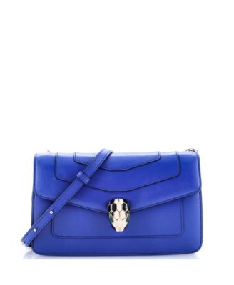 Pre-Owned Bvlgari Small Serpenti Forever Shoulder Bag Leather