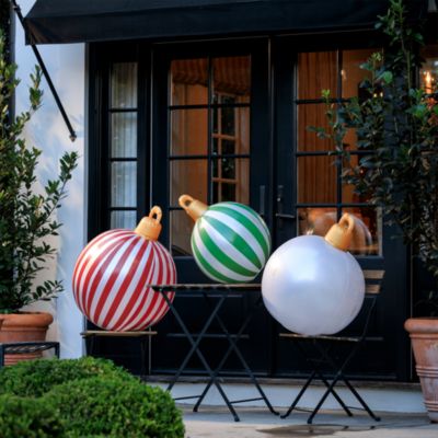 Classic Light Up Inflatable Ornaments, Set of 3