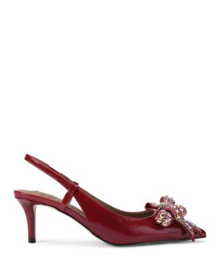 KURT GEIGER LONDON - Women's Belgravia Bow Slingback Pumps