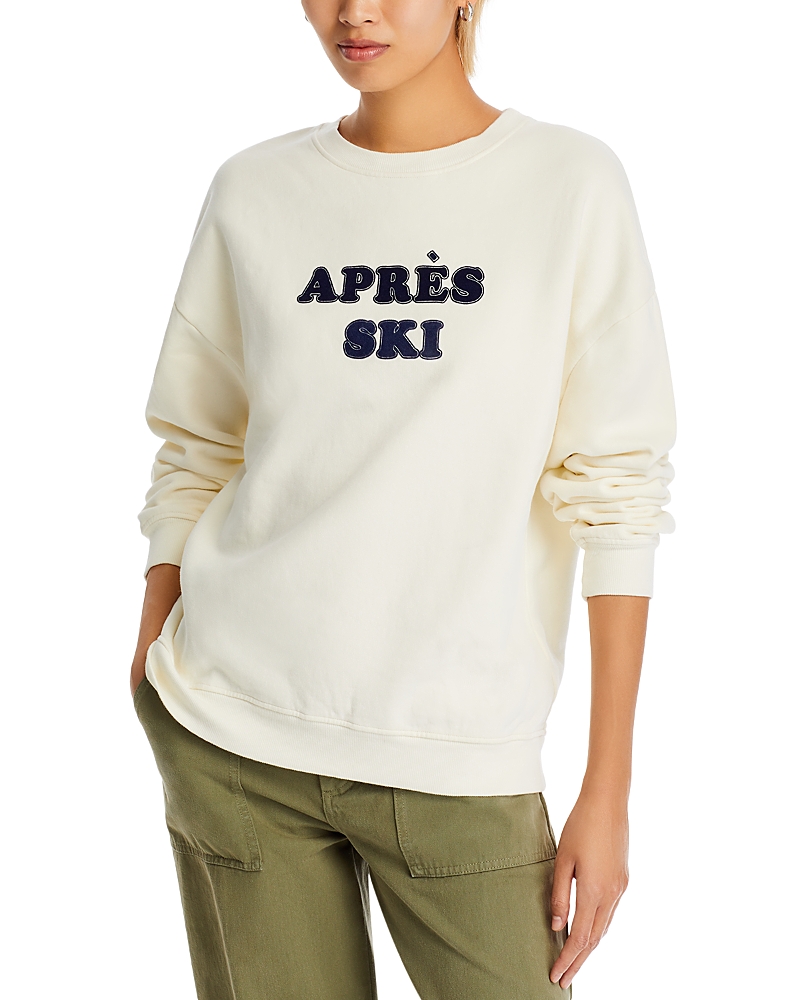 Kule The Oversized Sweatshirt In Cream