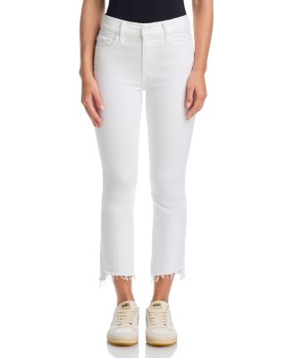 Lil Insider Mid Rise Crop Step Fray Jeans in Fairest of Them All