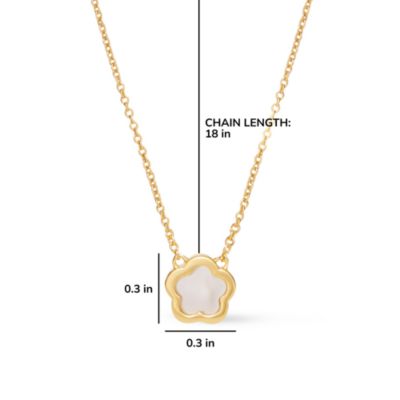 Mother of Pearl Inlay Flower Pendant - Saya