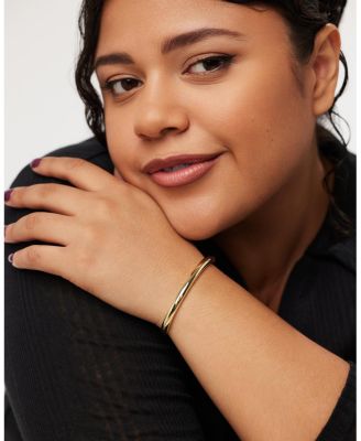 Gold Bangle Bracelet - Brynley