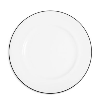 Line Rimmed Dinner Plate