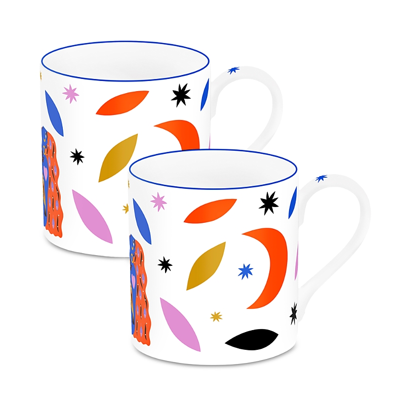 RICHARD BRENDON TO THE STARS LARGE MUG, SET OF 2