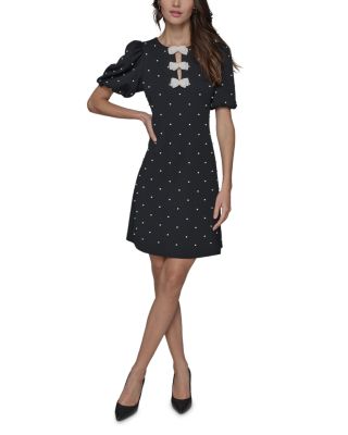 Bow Detail Sheath Dress