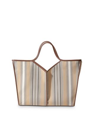 HEREU - Calella Squared Striped Tote