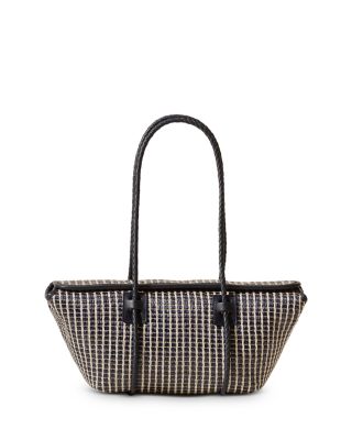 HEREU - Forna Striped Raffia Tote