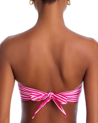 Striped Rosette Bandeau & Striped Bottom