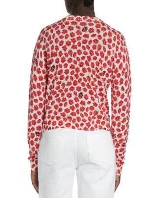 Silk Crewneck Cardigan