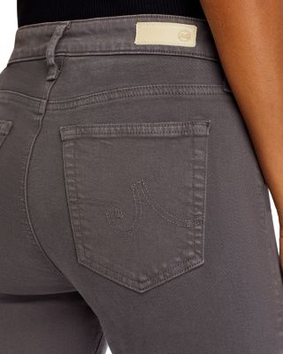 Mari Mid Rise Crop Jeans in Misty Grey