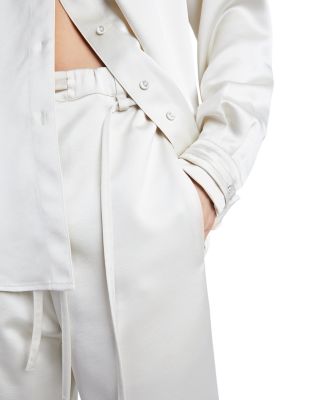 White Label Magnus Satin Wide Leg Pants